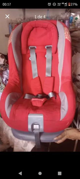 Cadeirinha de Bebê Conforto Vermelha