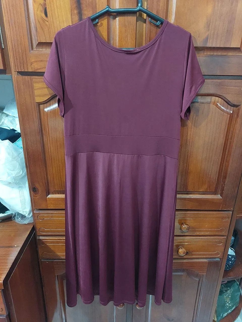 Vestido Vinho - Tamanho GG - Foto 2
