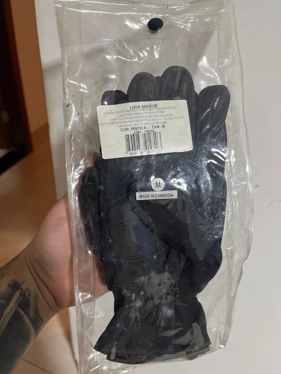 Luva Mergulho/Pesca Seasub Tamanho M - Nova, Nunca Usada - Foto 2