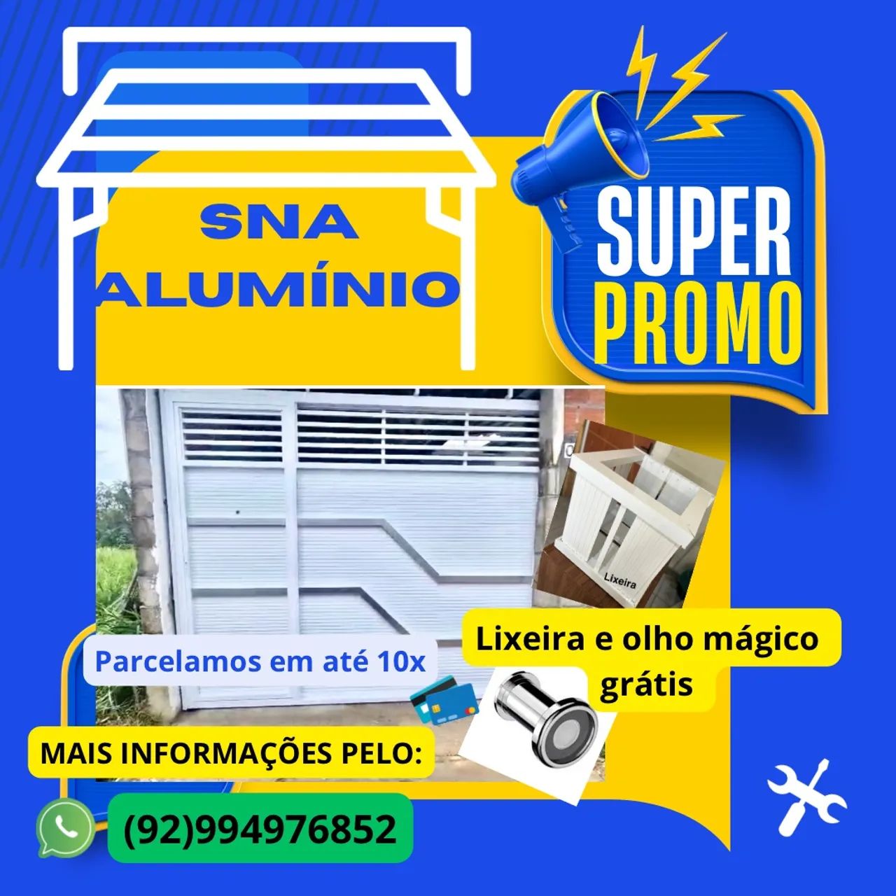 Portão de Alumínio em Promoção !
