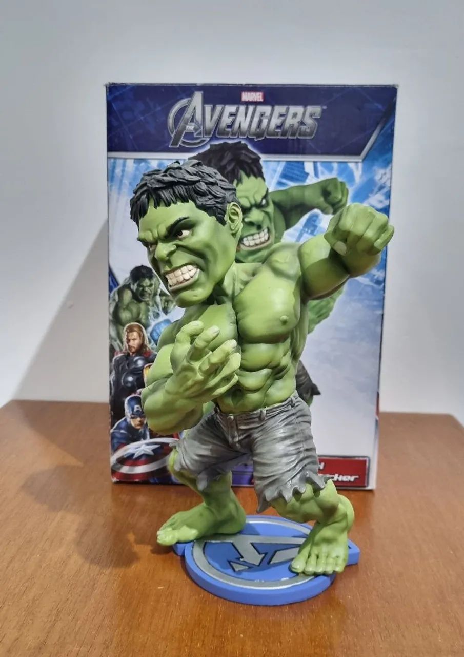 Action Figure Hulk Vingadores head knocker NECA - Foto 2