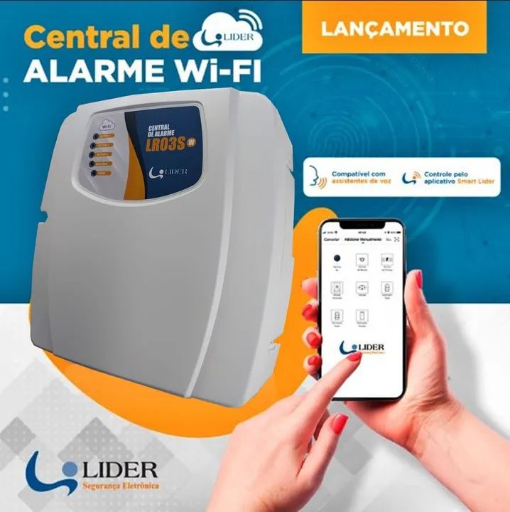 Alarme com wifi líder ( instalado)