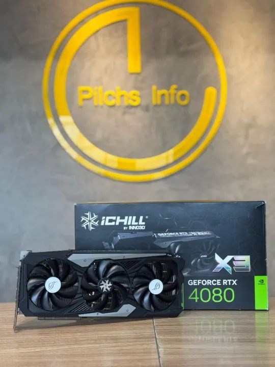 RTX 4080 16GB Inno3D Ichill - Loja física - Garantia