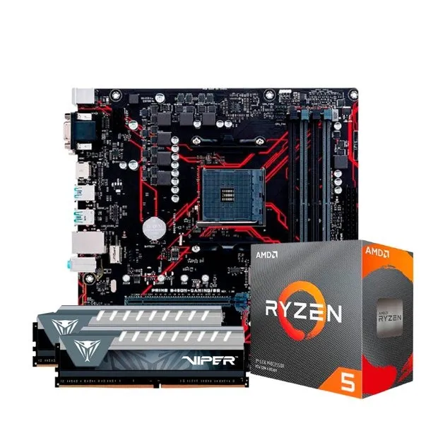 KIT AMD Ryzen 5 5600x e Placa mãe MSI A520