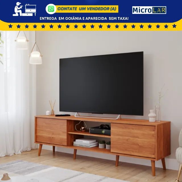 Rack Berlin 1,80 M Promoção - Entrega e Monta
