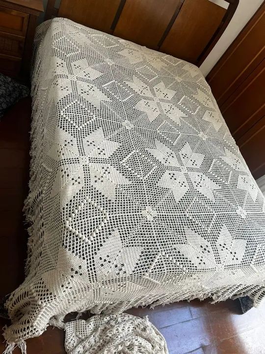 Colcha de Crochê de Casal - Foto 2