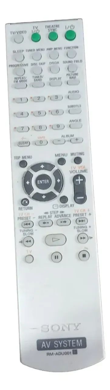 Controle Remoto Original De Home Theater Sony Hcd-dv150 #av