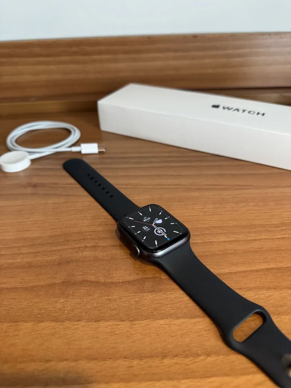 Apple Watch SE 44 mm Preto - Foto 4