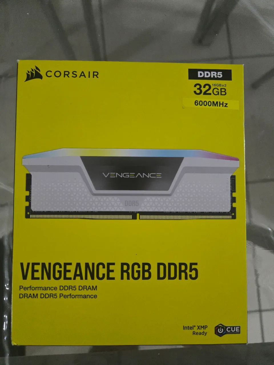 Memoria DDR5 2x16gb Corsair Rgb 6000mhz