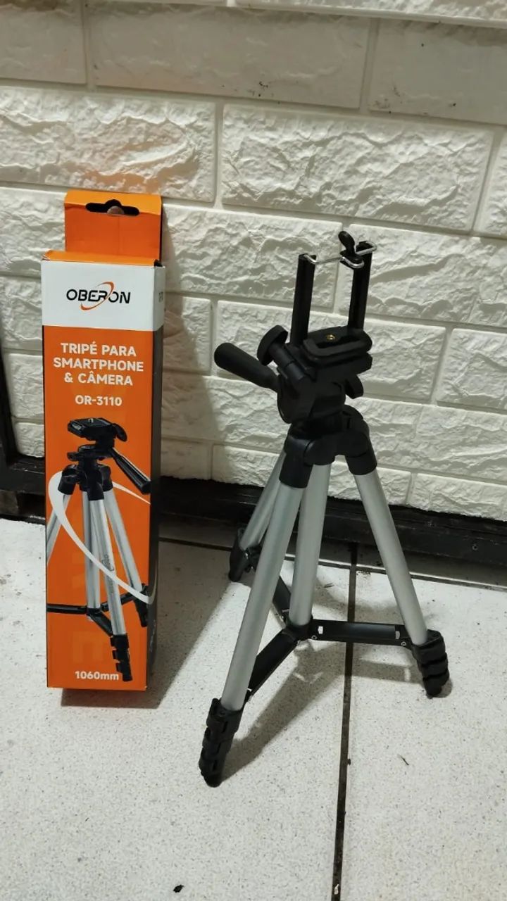 Tripe com suporte para celular ou camera 1mts - Foto 4