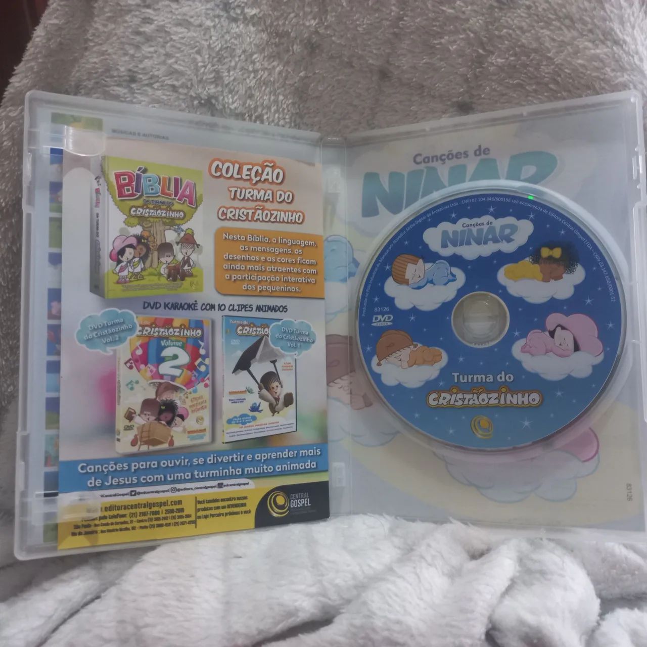 Dvd Canções de Ninar turma do cristaozinho - Foto 3