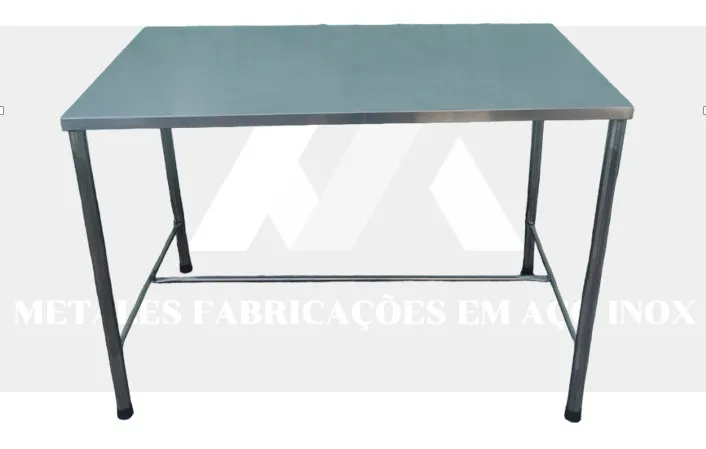 MESA DE MANIPULAÇÃO EM AÇO INOX