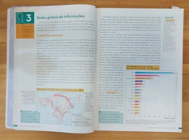 Geografia Geral e do Brasil 9º ano - Plurall - Editora Scipione [USADO] Ótimo Estado - Foto 3