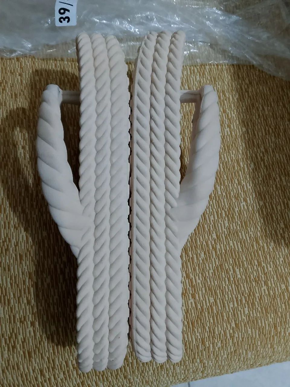 Chinelo nuvem Bege 39/40 - Foto 3