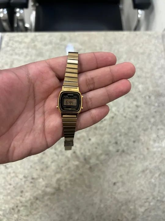Relógio Feminino Casio Vintage Dourado