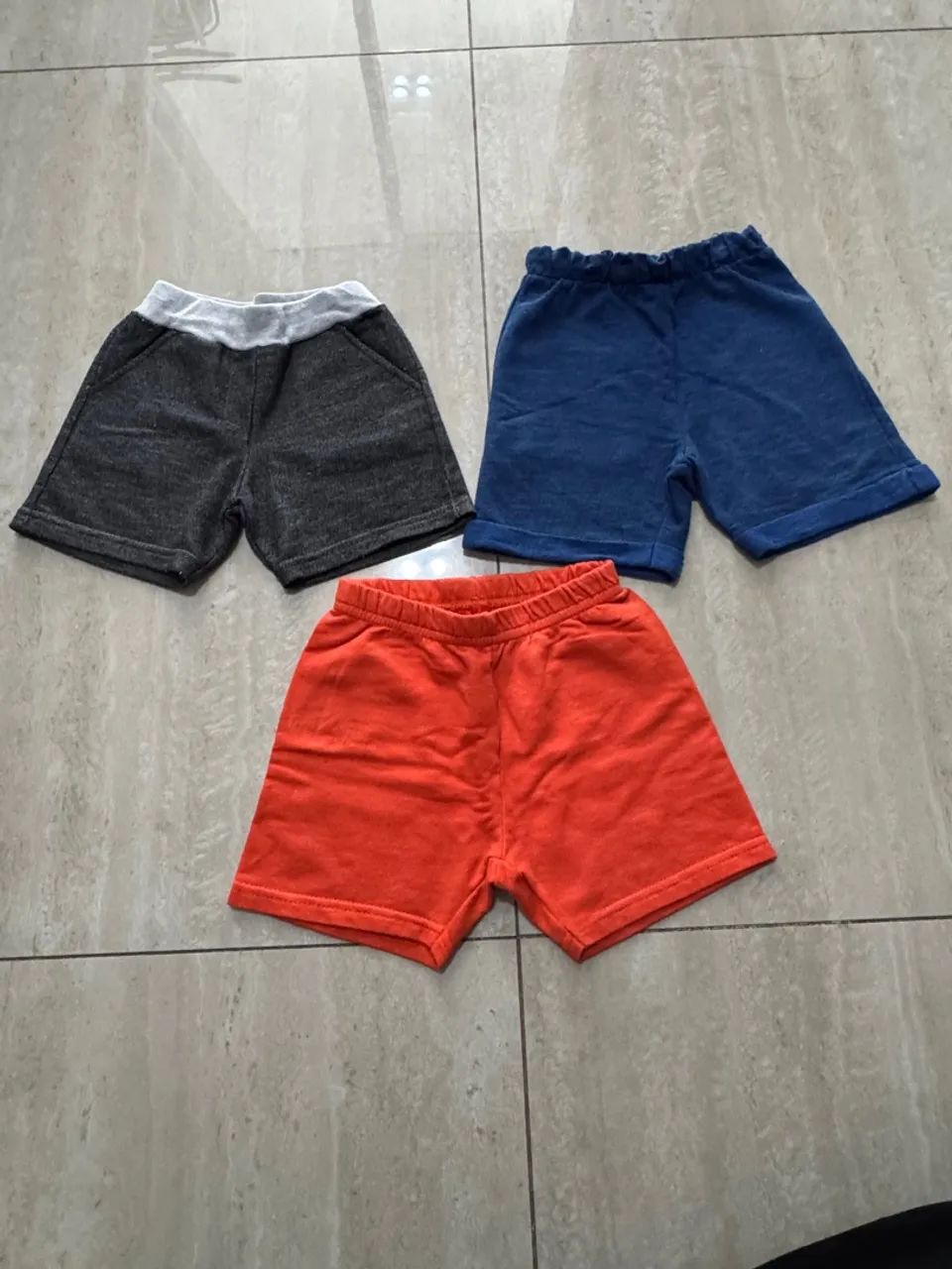 Kit 3 Shorts de Bebê - TAM 2 anos