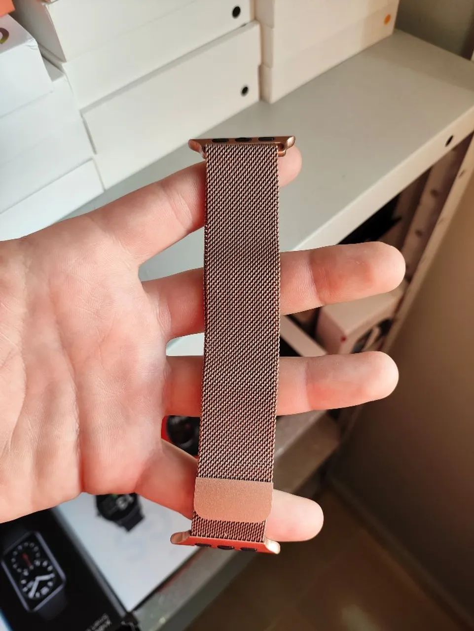 PULSEIRA DE AÇO SMARTWATCH 44/45/49MM