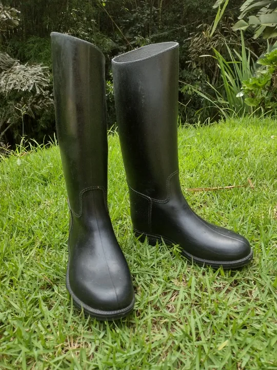 Bota de Hipismo de Borracha 100 Fouganza