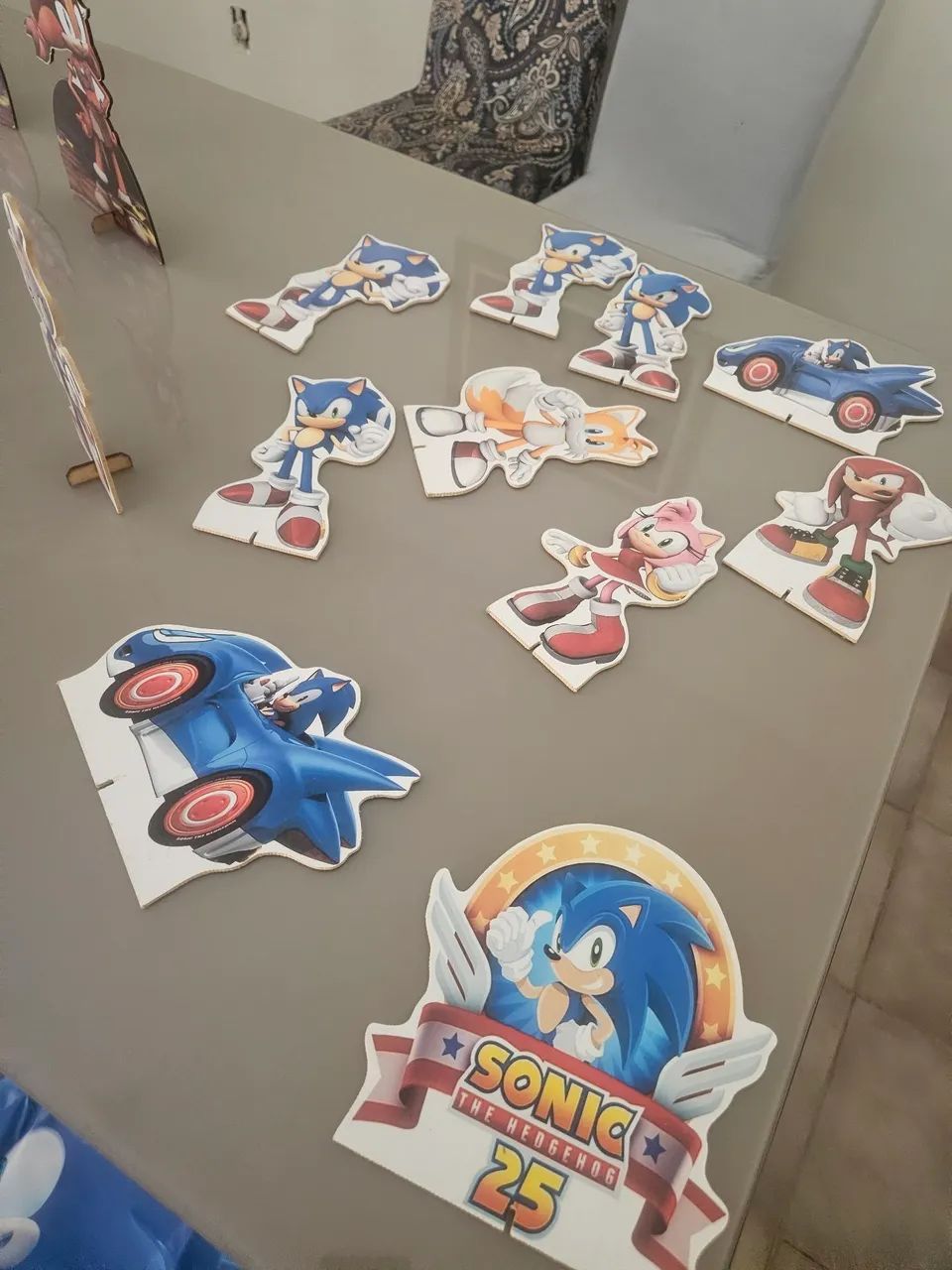 Kit de 25 Toppers Sonic - Festa Sonic - Foto 3