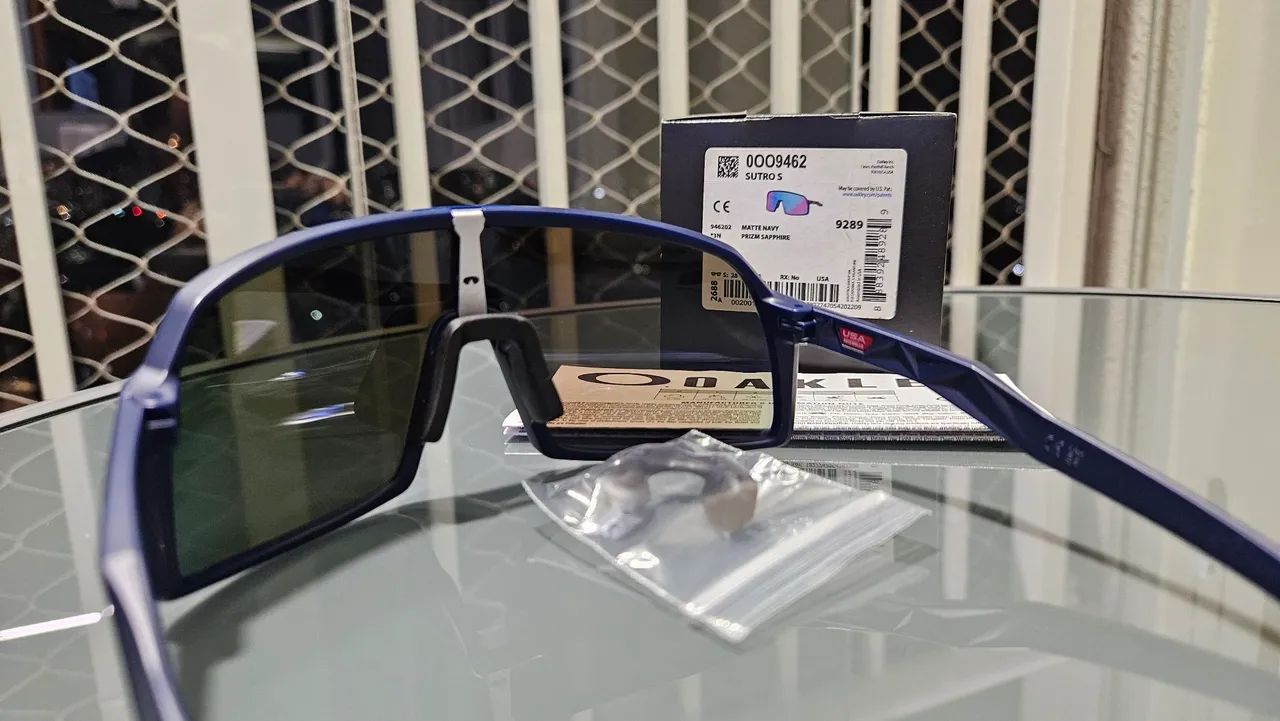 Óculos de Sol Oakley Sutro S Matte Navy Prizm Sapphire - Foto 4