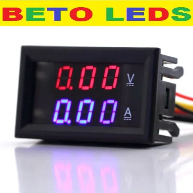 Voltimetro Amperimetro Digital Ate 100v