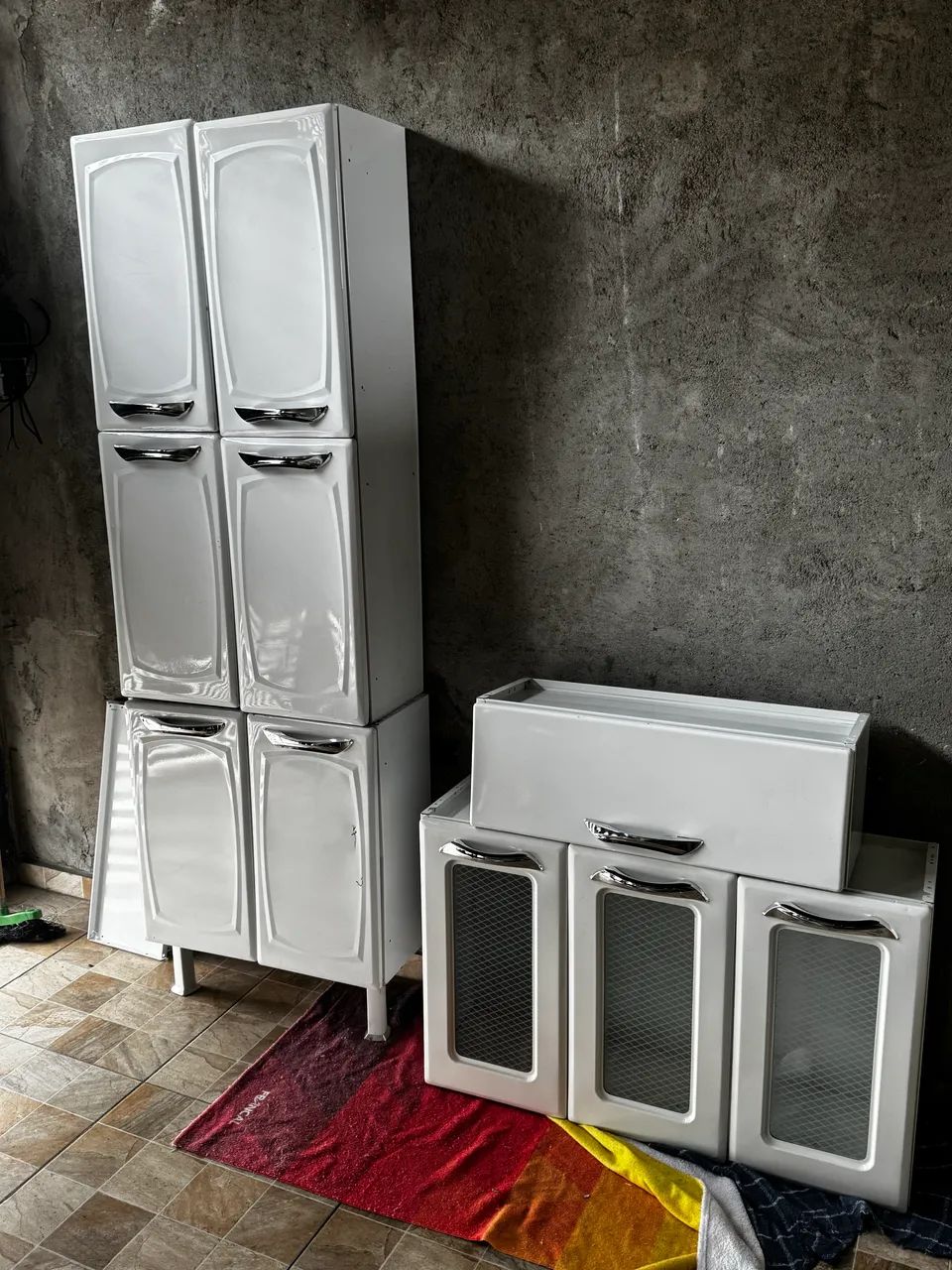 Armários de Cozinha em Aço Completo