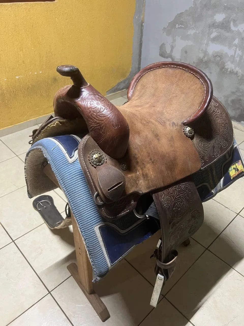 Sela quarto de milha rédeas  - Foto 3