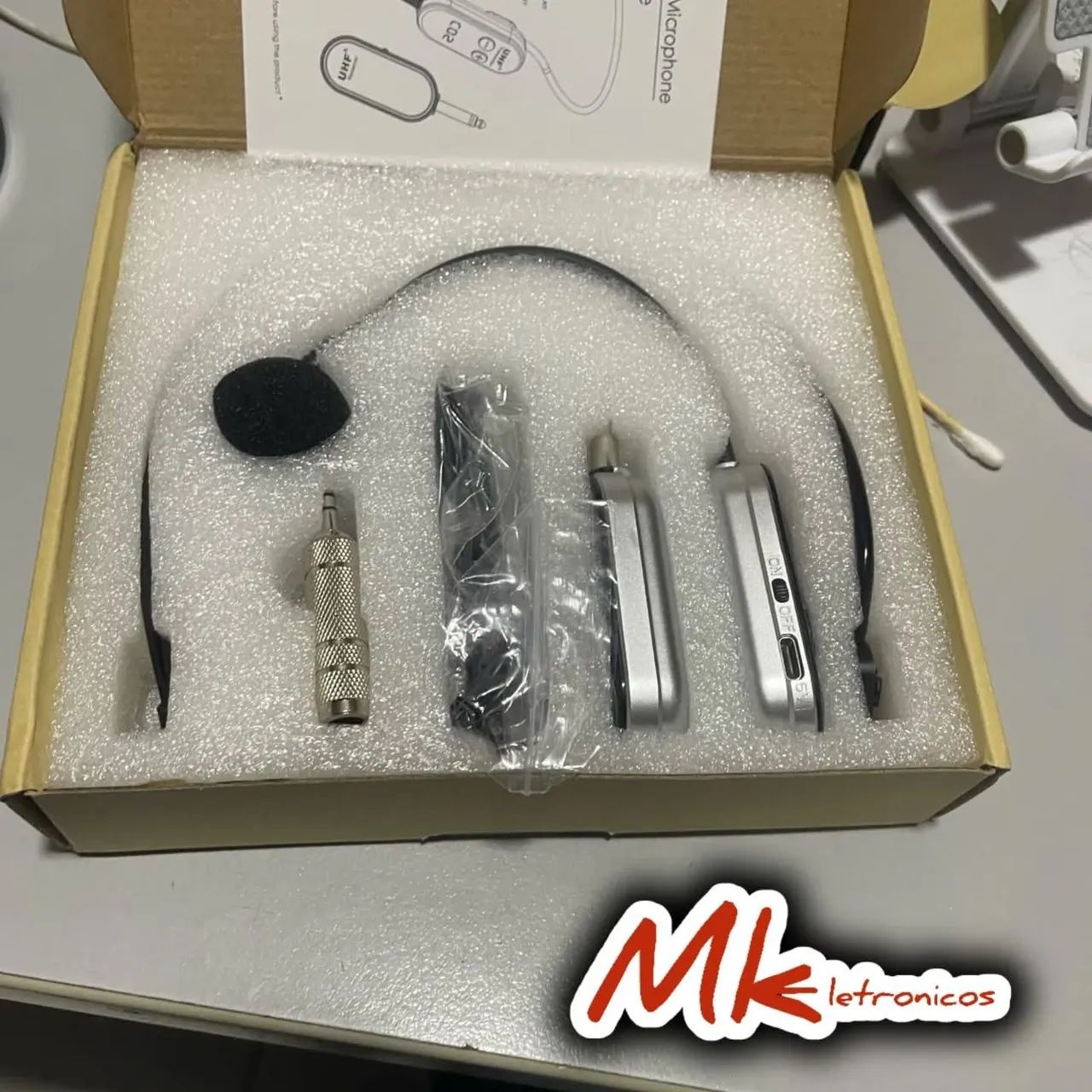 Microfone Sem Fio UHF XIAOKOA - Display Digital LED - Foto 6