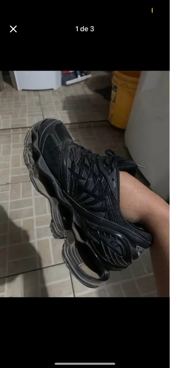 Mizuno Prophecy 8 black com detalhe!