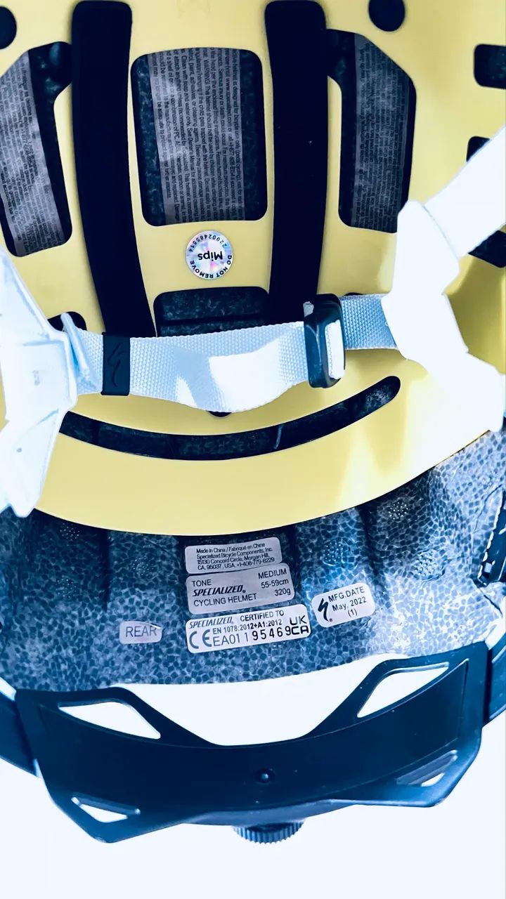 Capacete  Specialized Tone Azul/branco - Foto 3