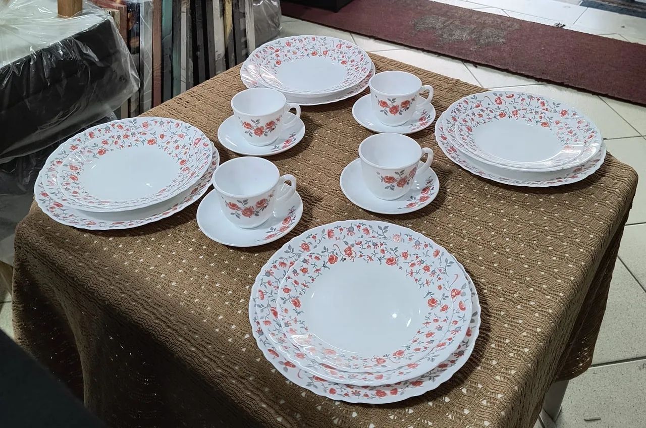 Jogo de jantar porcelana 20 pecas - Foto 3