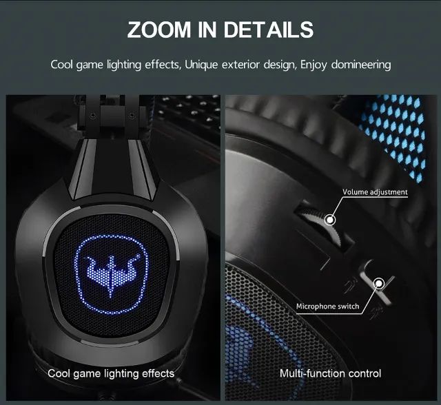 Fone de Ouvido Headset Gamer Ps5 XBox Series Ovleng - Foto 3