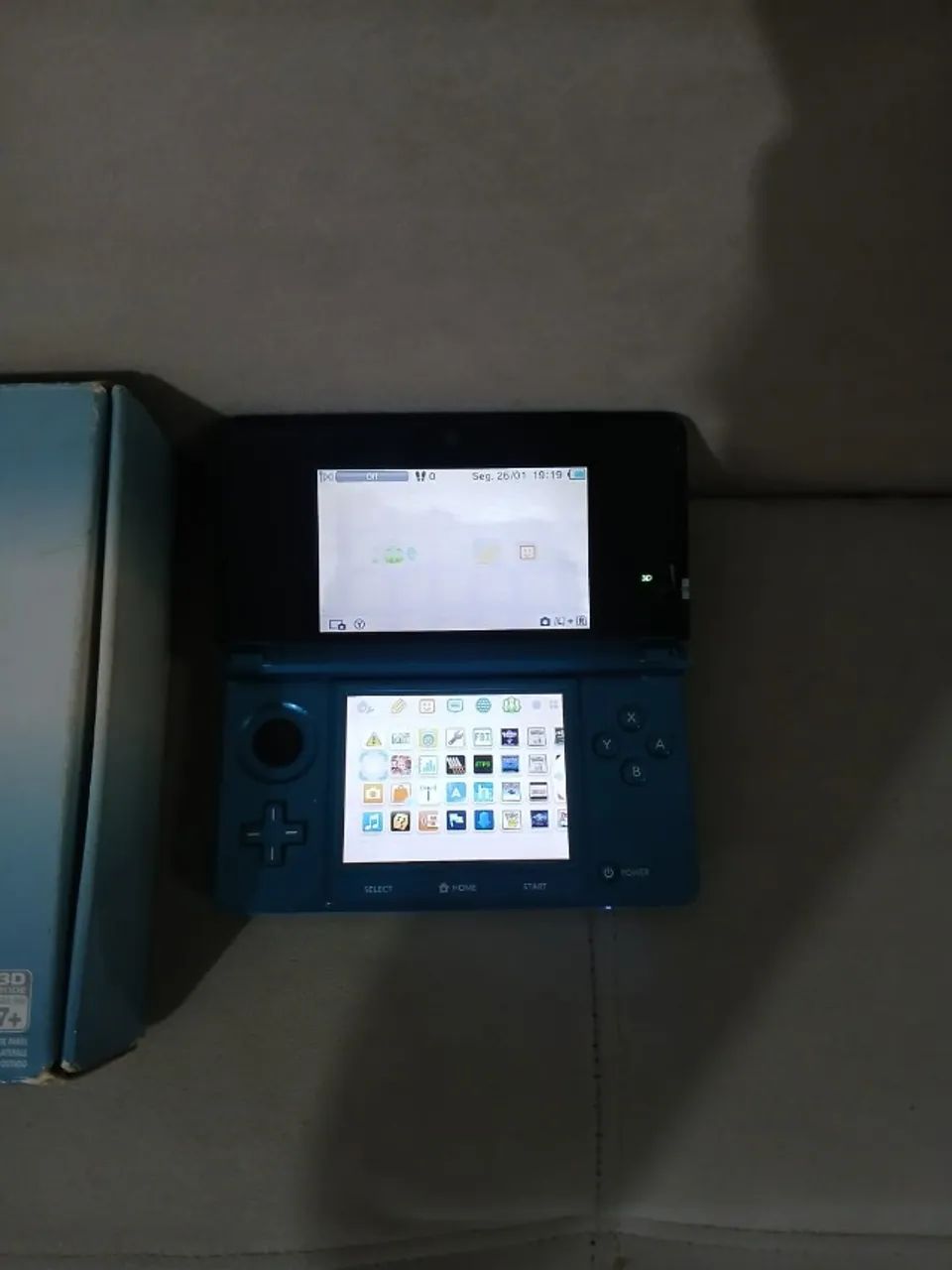 Nintendo 3ds old completo na caixa des.bl.o.q.u.e.ado - Foto 5