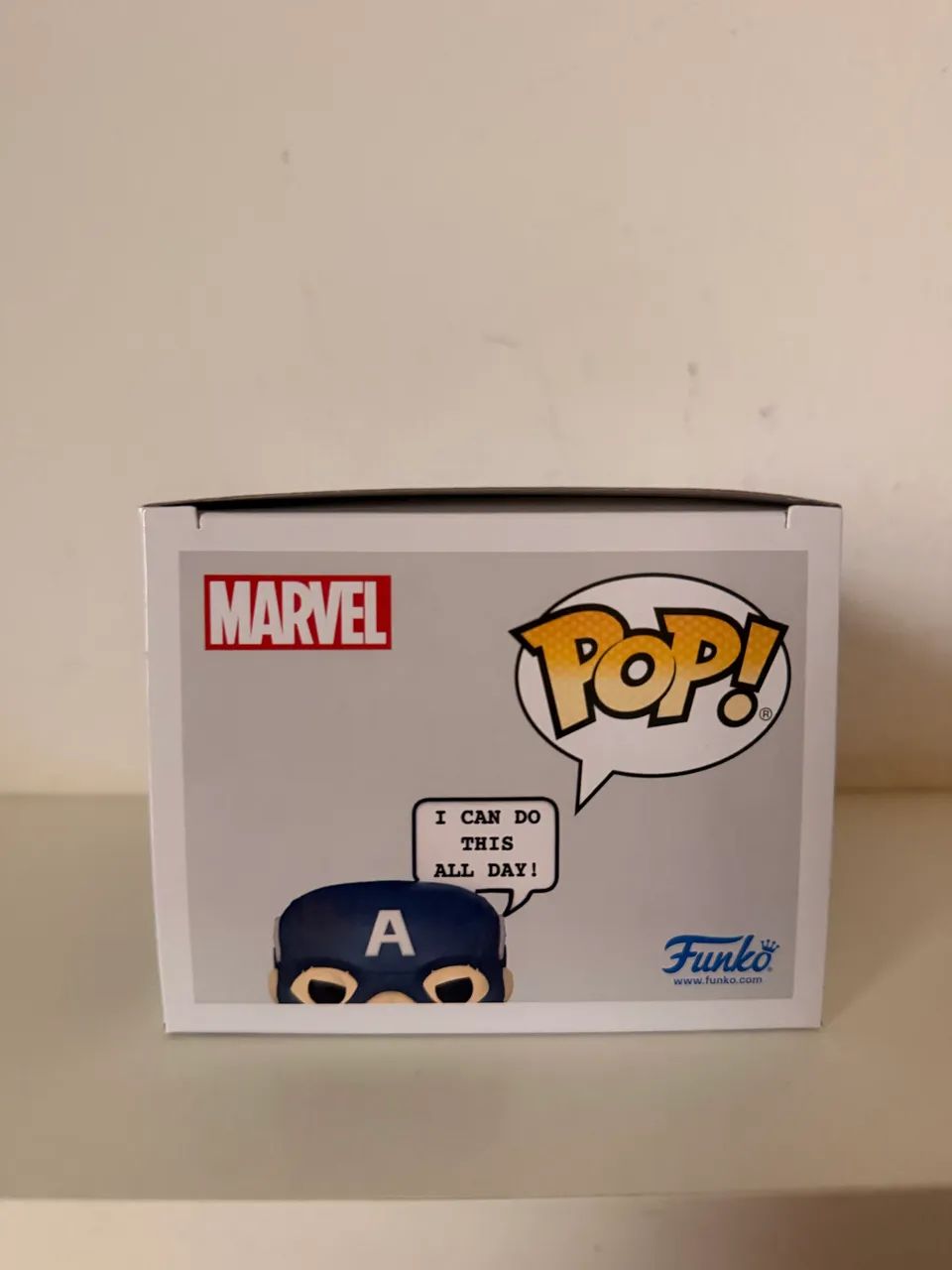 Funko Pop Marvel: Capitão América #1480 (I CAN DO THIS ALL DAY!) Infinity Saga - Foto 4