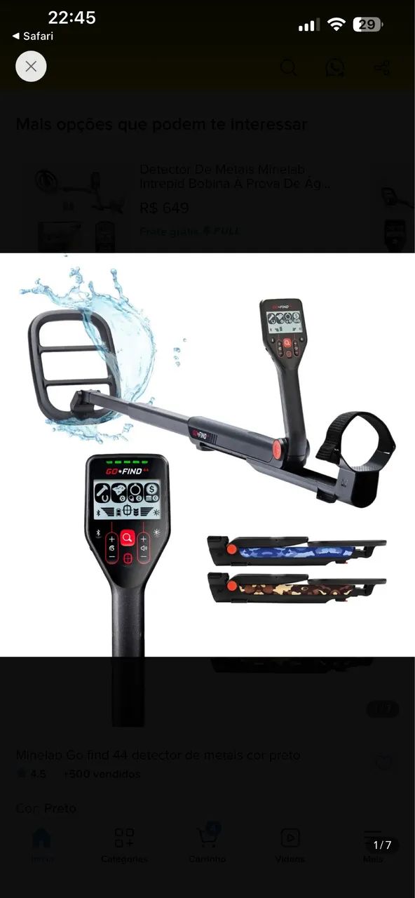 DETECTOR DE METAIS -  MINELAB GO-FIND 44 | SUPER OFERTA! - Foto 5