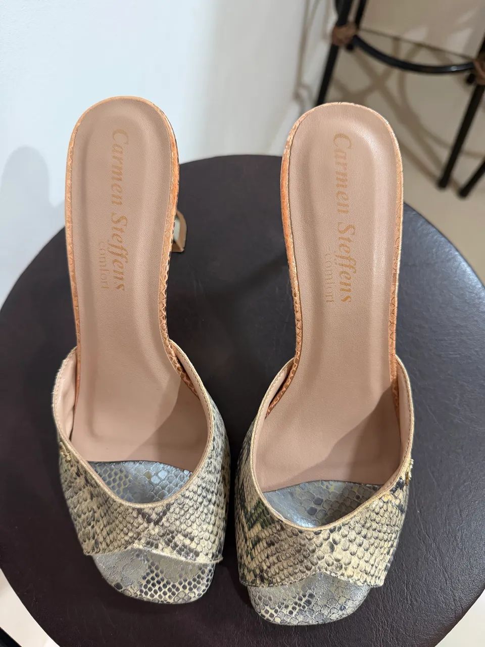 tamanco mule carmen steffens animal print 37 - Foto 3