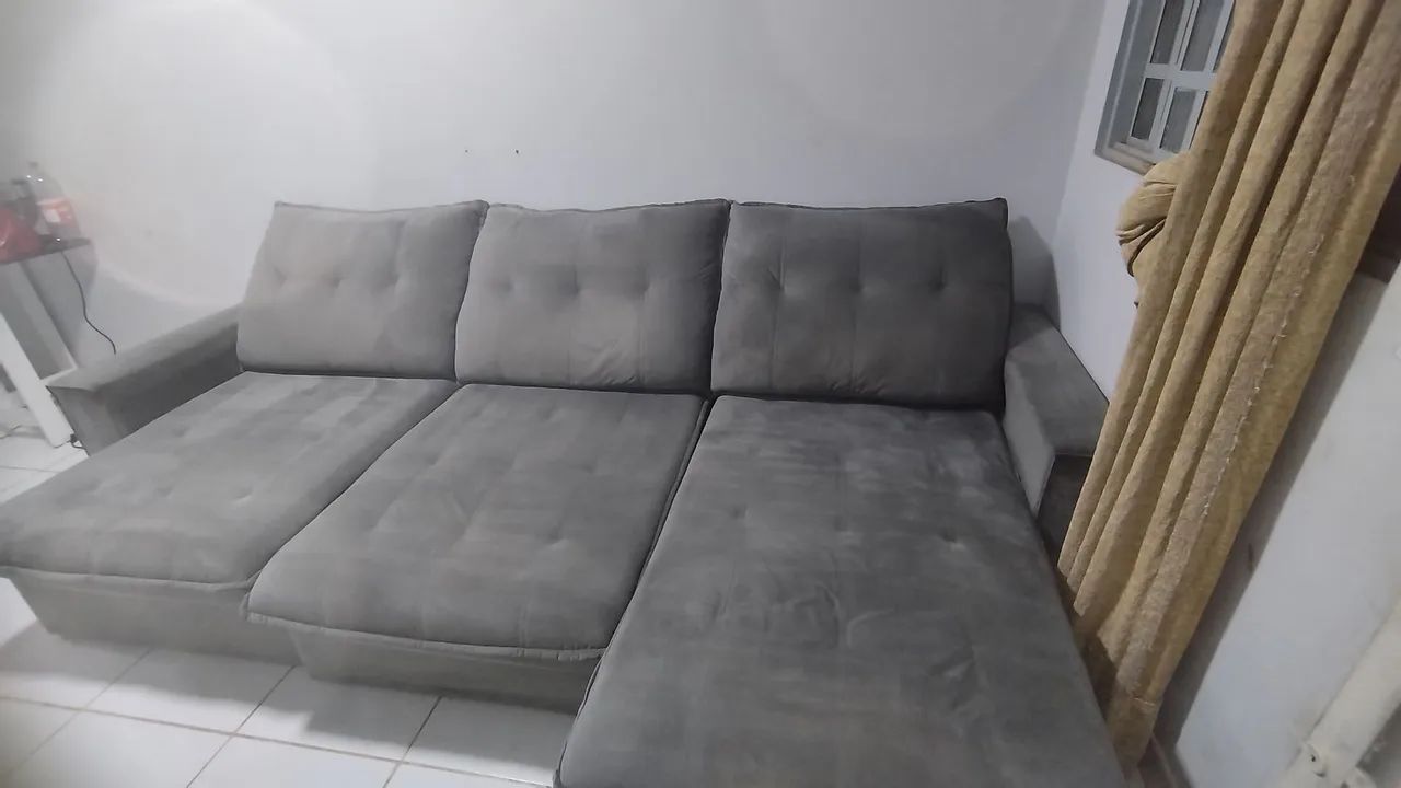 sofá 3 metros retrátil 