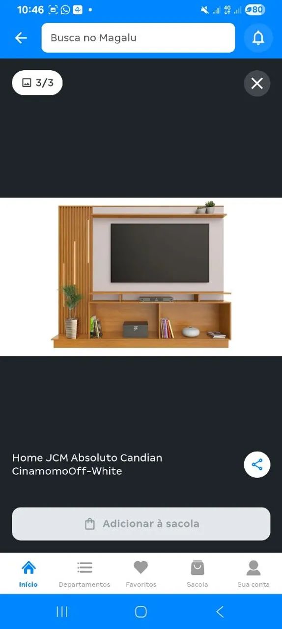 Estante home tv até 65 - Foto 3