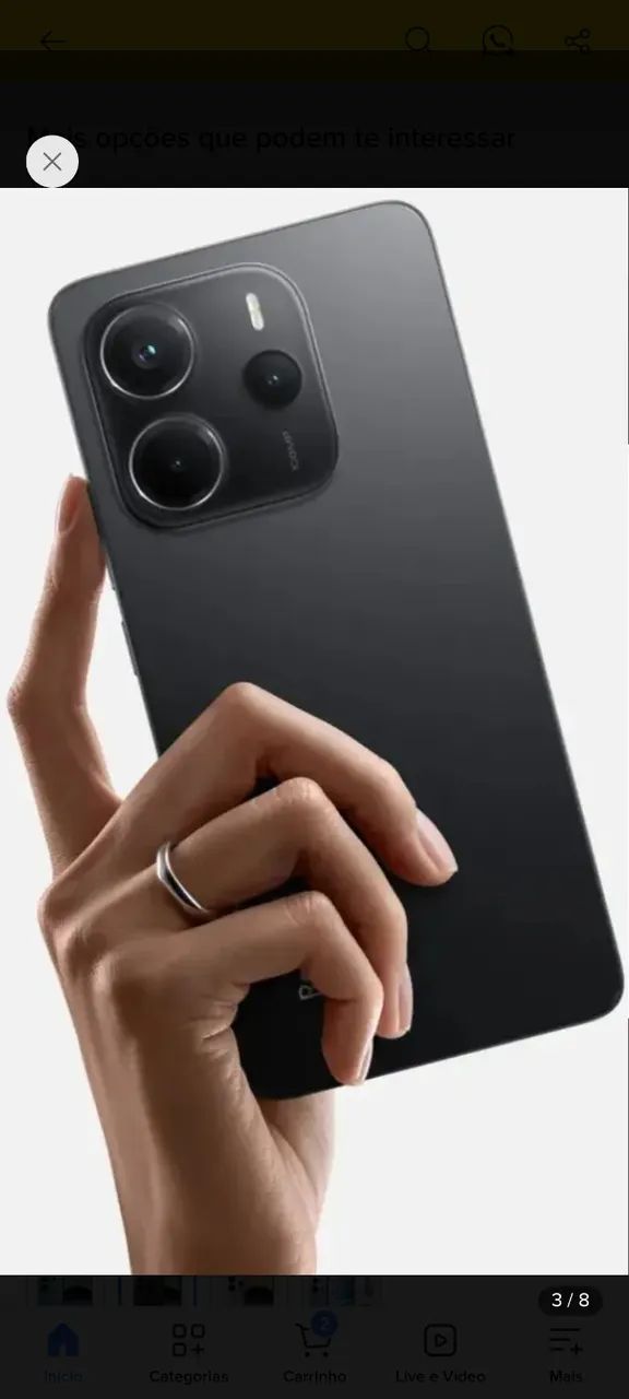 Xiaomi Redmi Note 14 dual sim 4G 8gb 256gb cor preto - Foto 5