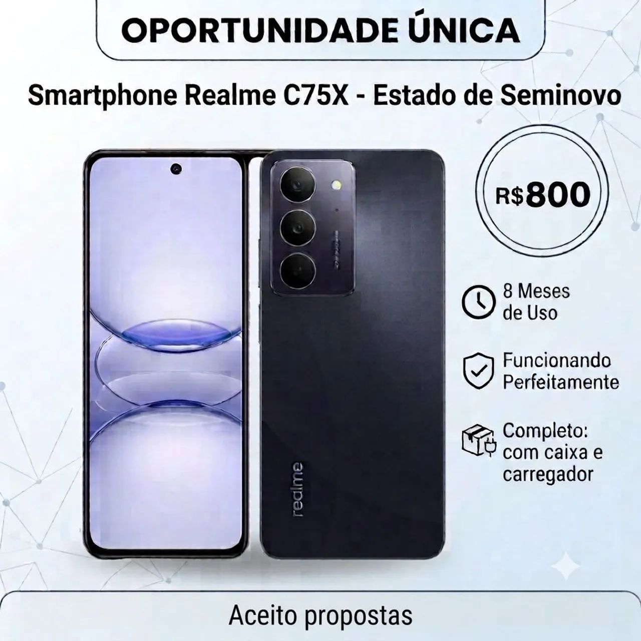 VENDO CELULAR SEMI NOVO 