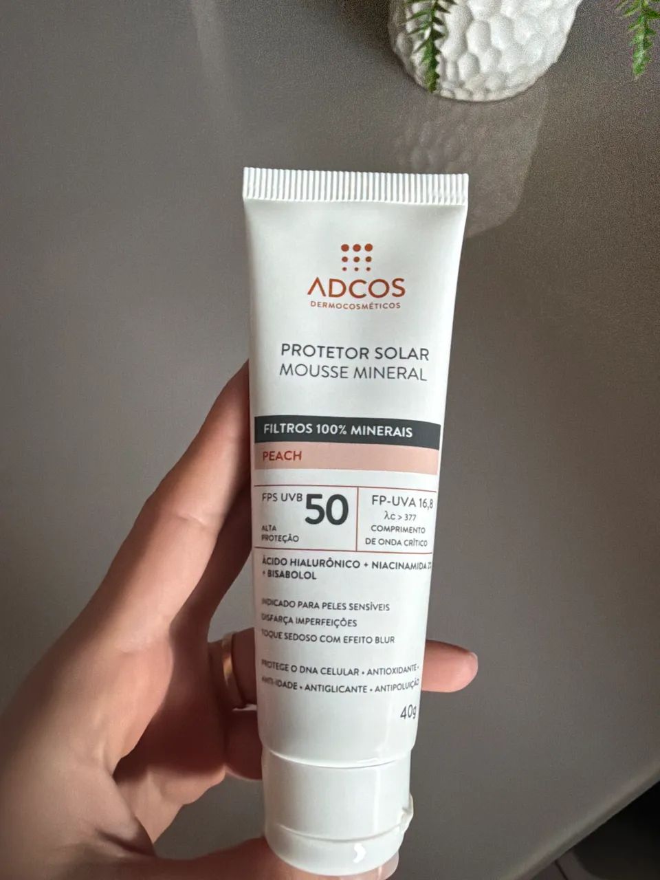 Protetor Solar ADCOS mousse mineral 