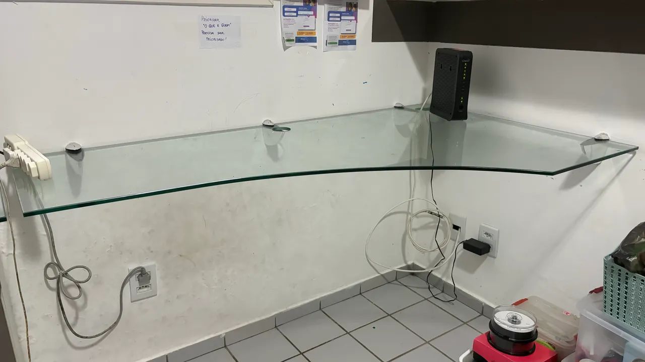 Mesa de vidro para escritório  - Foto 4