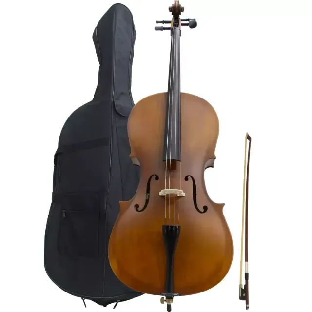 Violoncelo Custom 4/4 Arco e Breu com Case - E038408