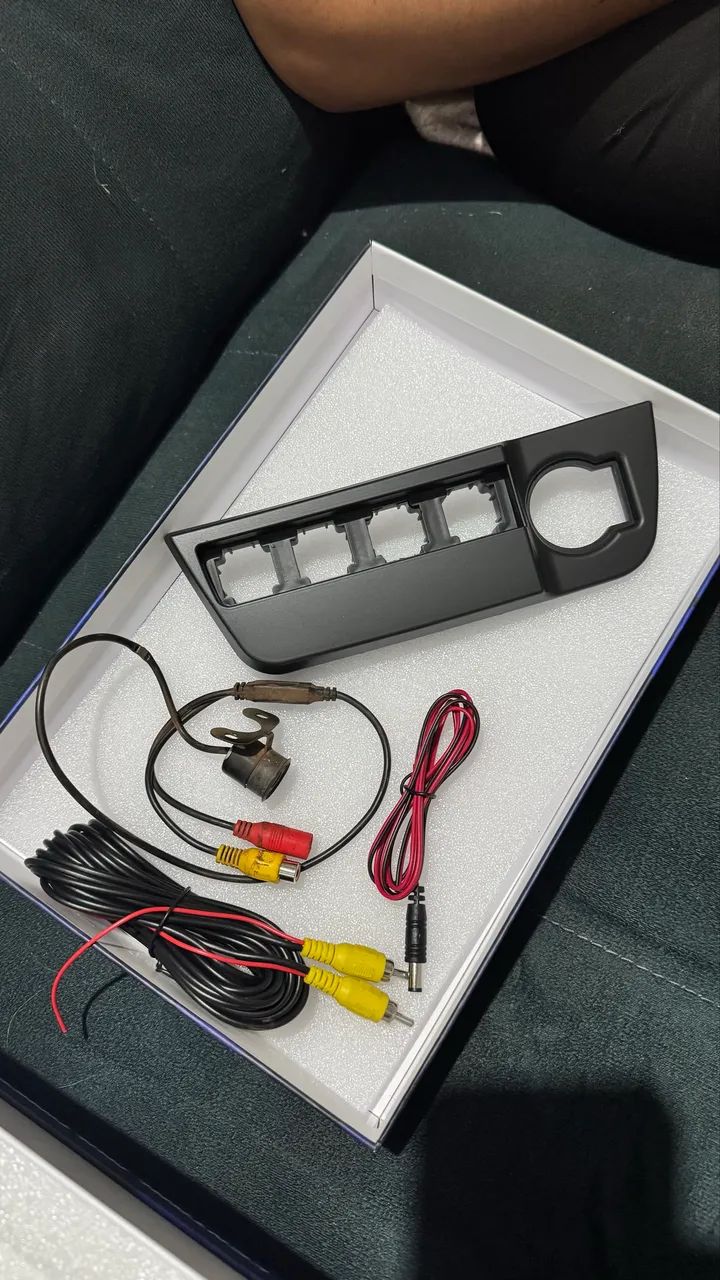 Vendo Multimídia 7 + Moldura para Gol G6 com câmera de Ré - Foto 4