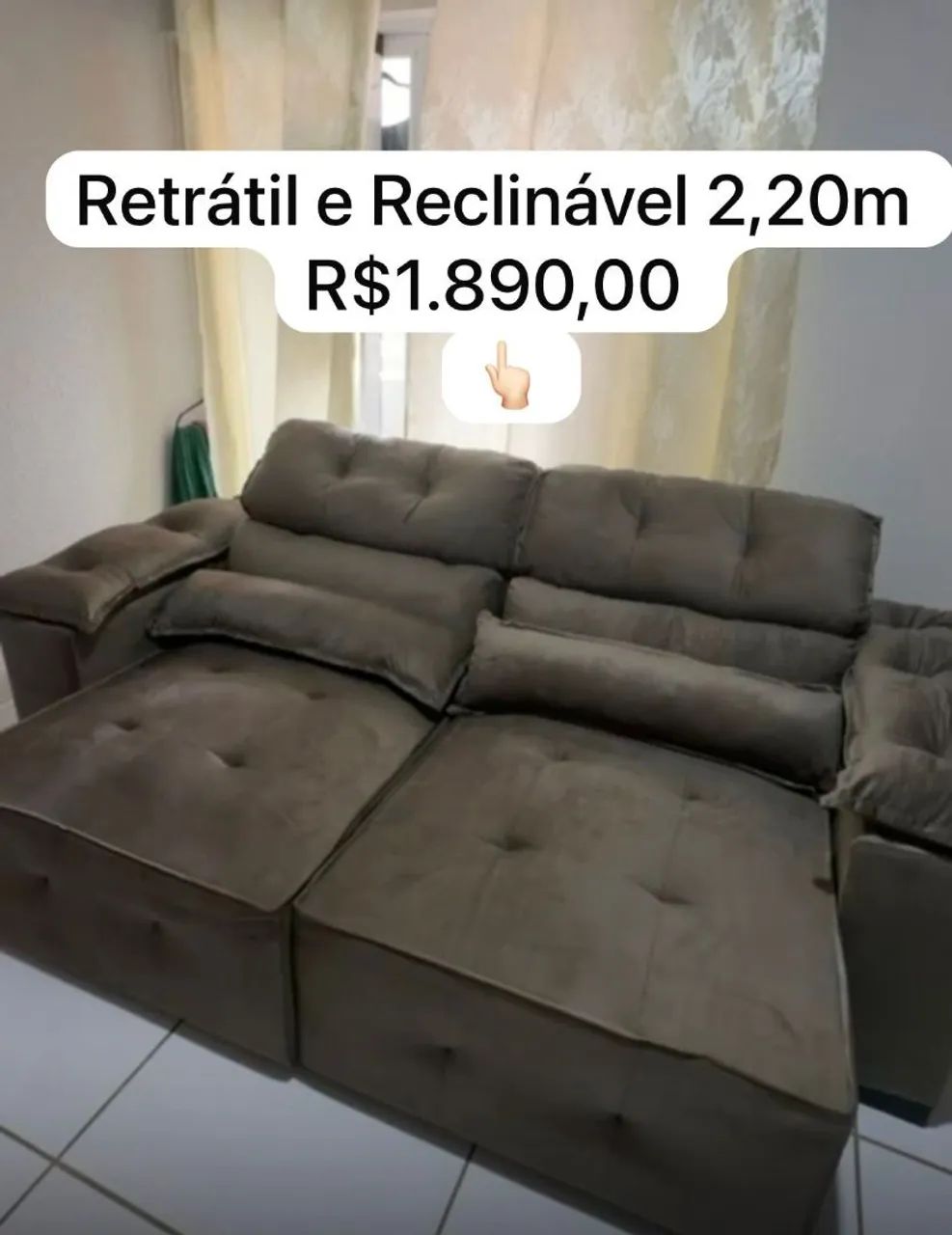 Promoção até o final do mês de maio, de sofás  apartir RS 980,00 contato 98- * 