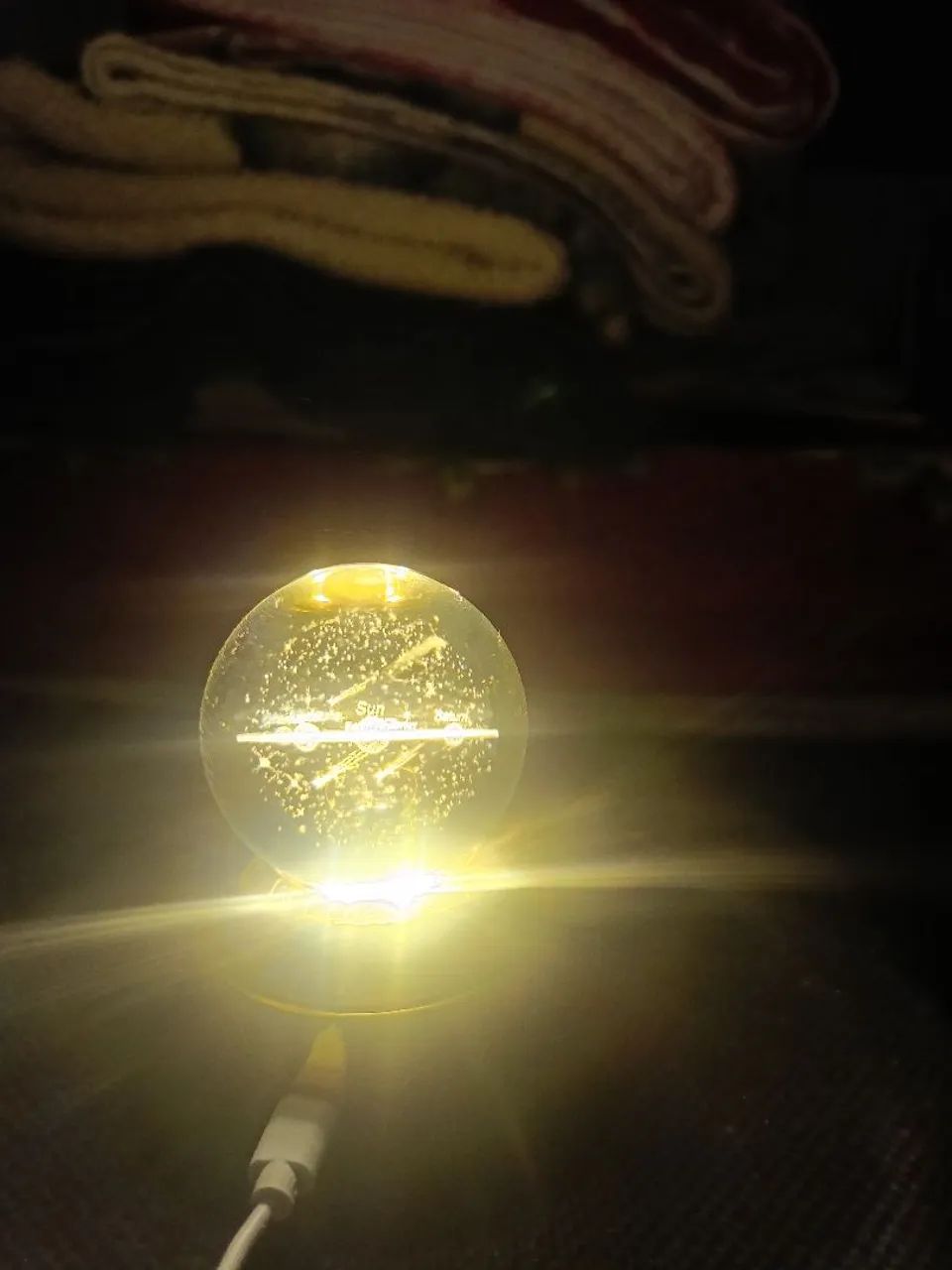 Esferas em 3D do sistema solar e a Lua 