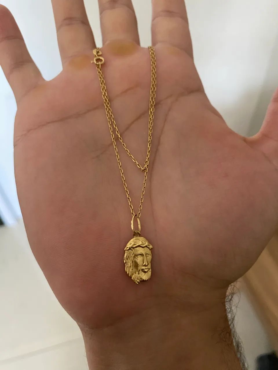 Corrente e pingente ouro 18k