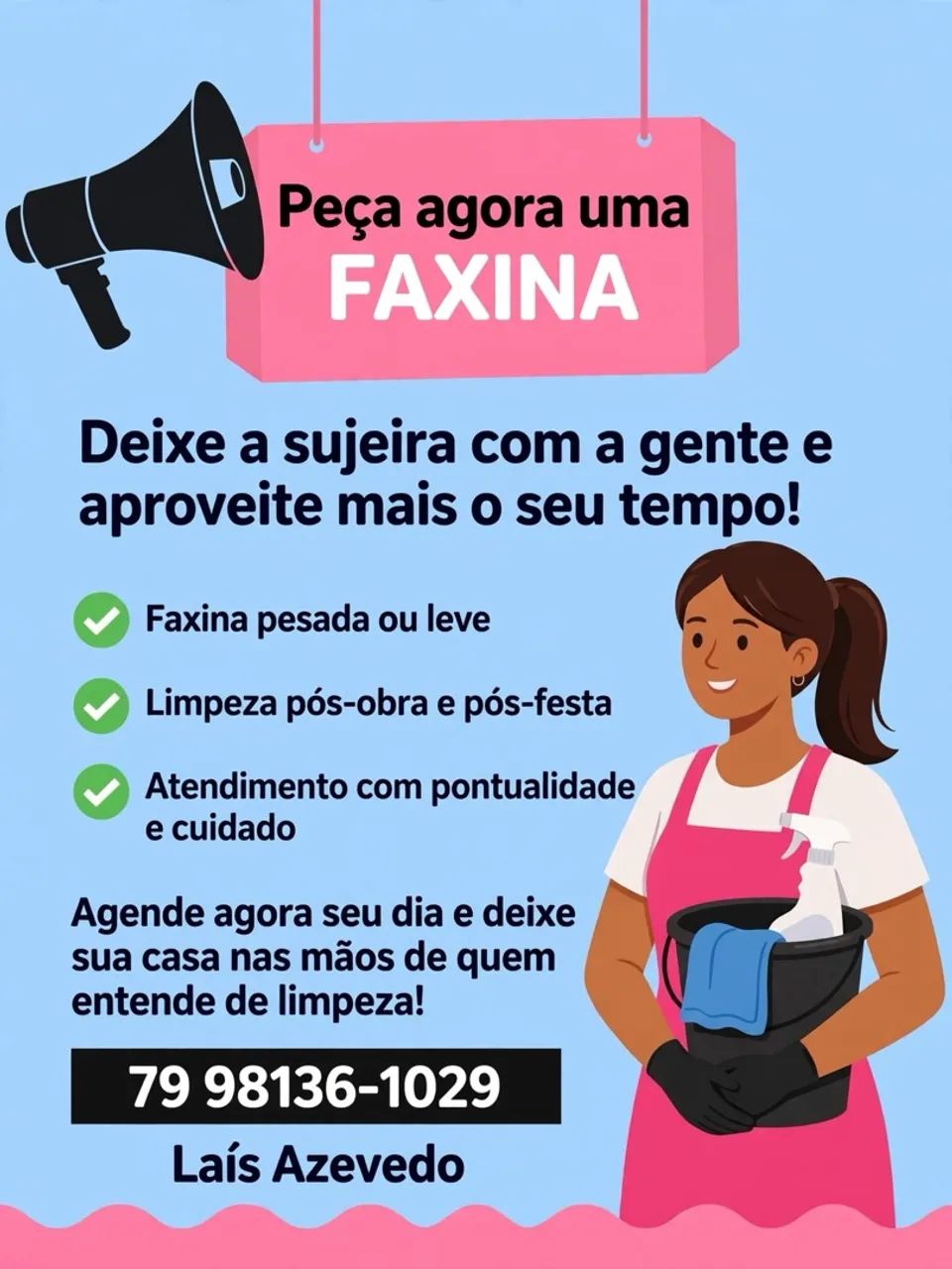 Faço faxina