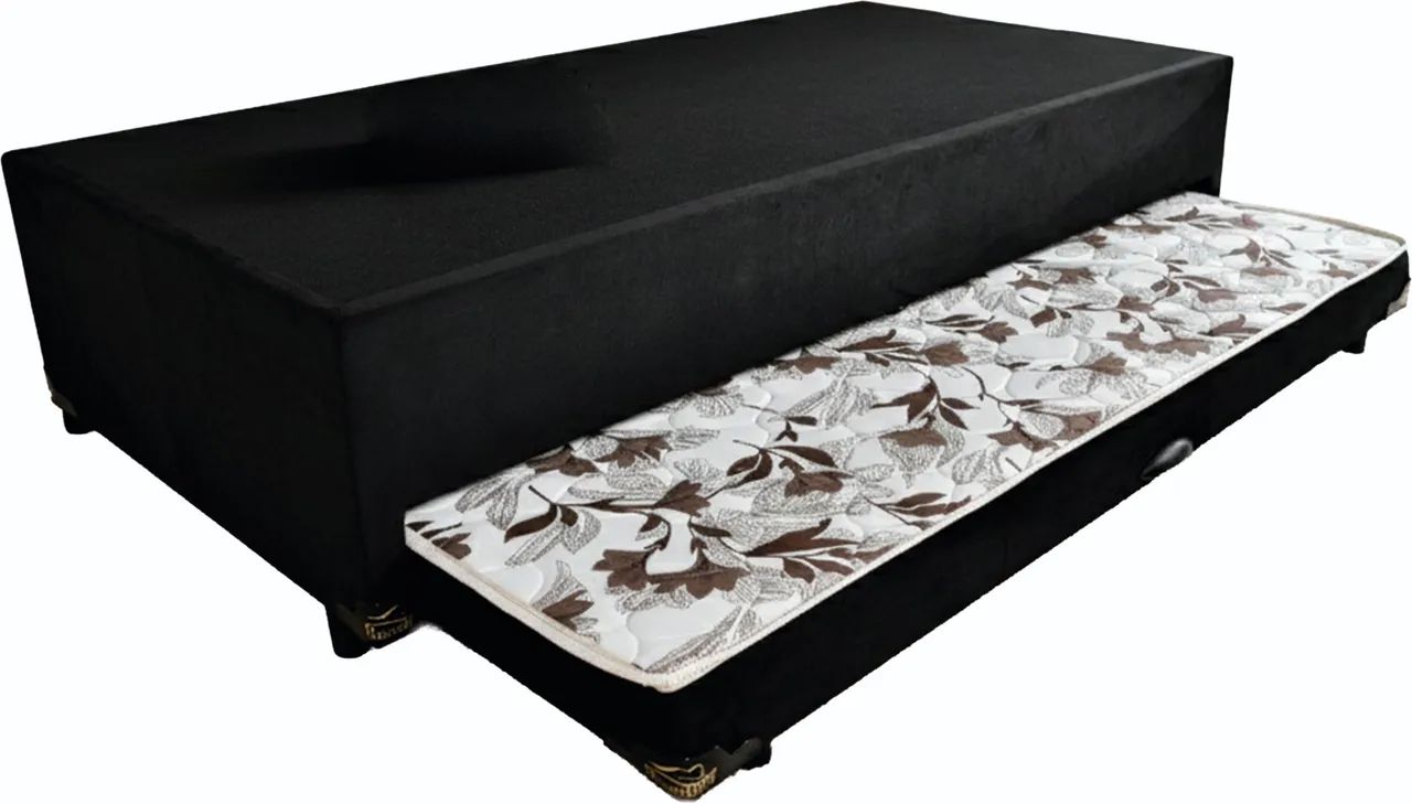 Base solteiro com cama auxiliar , à pronta entrega  - Foto 2