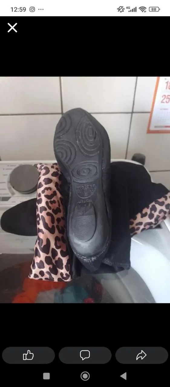 Botar Feminino T35 R$: 55 reais 